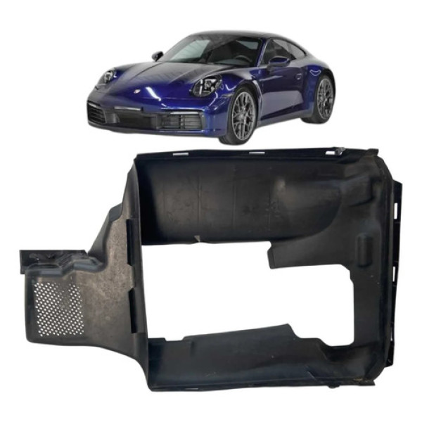 Duto De Ar Radiador Porsche 911 Carrera 2020 A 2024 Original Preto