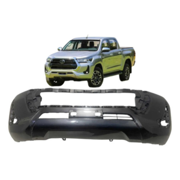 Parachoque Dianteiro Toyota Hilux Srv Srx 2021 A 2025 Preto