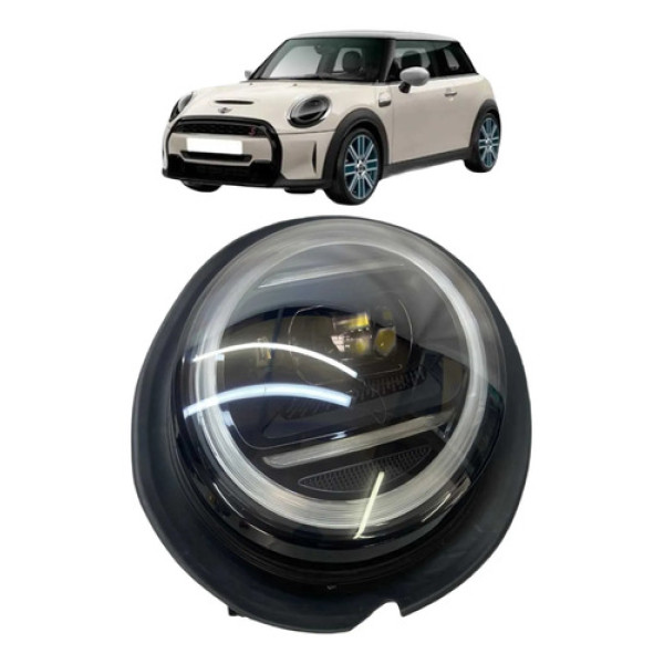 Farol Dianteiro Esquerdo Mini Cooper S S/detalhe 2024 A 2026 Esquerdo/motorista