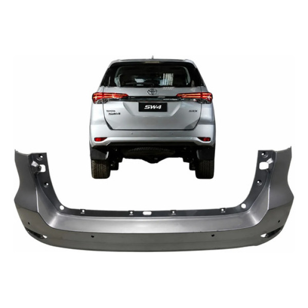 Parachoque Traseiro Toyota Hilux Sw4 2016 A 2021 Original