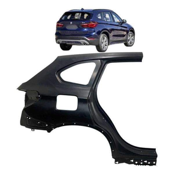Retalho Lateral Traseira Direita Bmw X1 F48 2016 A 2019 Preto