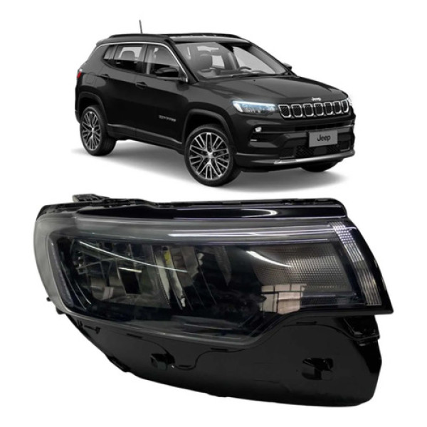 Farol Direito Jeep Compass 2022 A 2025 Original Direito/passageiro