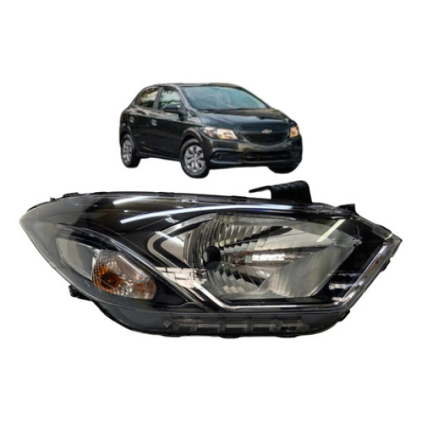 Farol Direito Chevrolet Onix Prisma C/led 2017 A 2019 Direito/passageiro