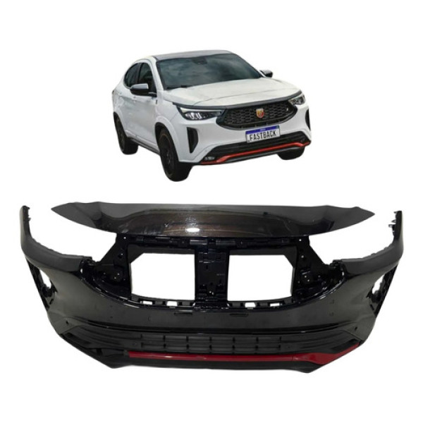 Parachoque Dianteiro Fiat Fastback Abarth 2023 A 2024 Preto