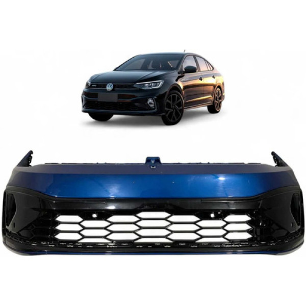 Parachoque Dianteiro Volkswagen Virtus Gts 2023 2024 2025  Azul