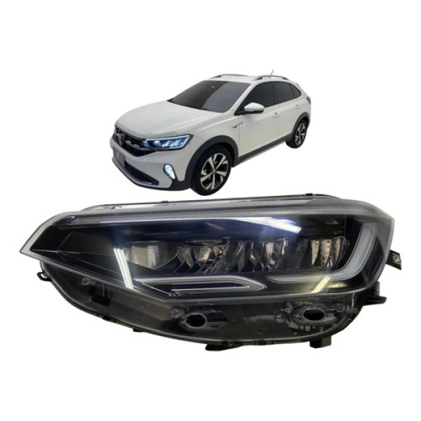 Farol Esquerdo Volkswagen Nivus Full Led 2021 A 2024 Esquerdo/motorista