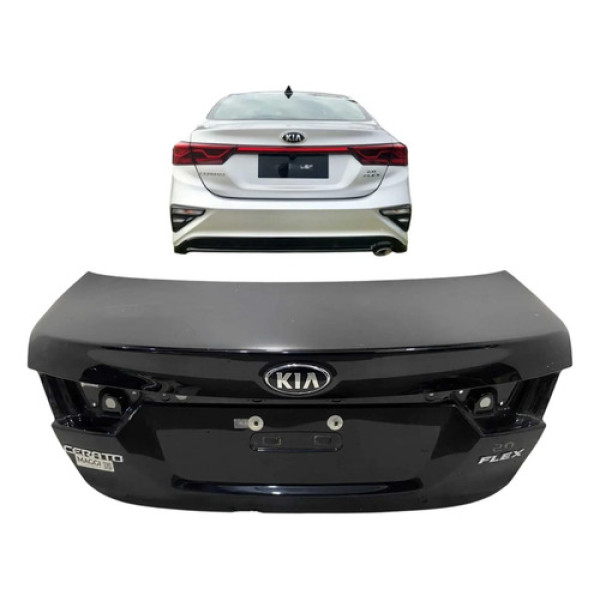 Tampa Traseira Kia Cerato 2019 A 2021 Original Preto