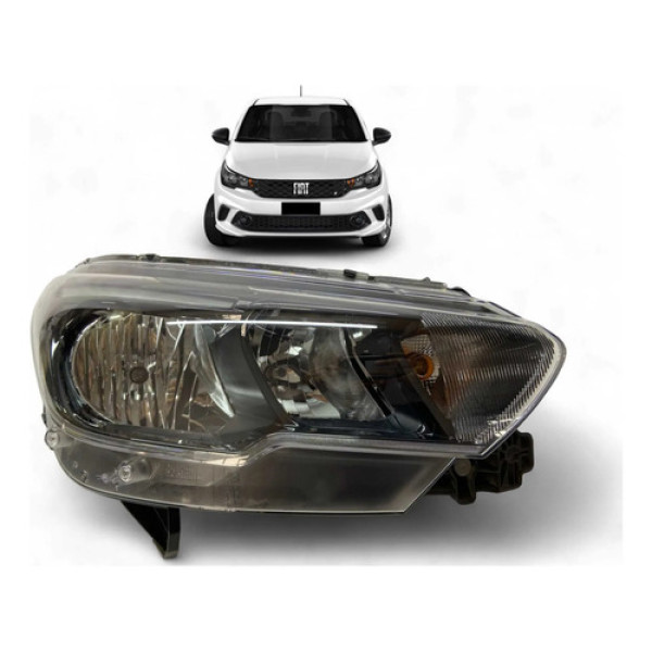 Farol Fiat Argo Direito Com Led 2018 A 2024 Original Direito/passageiro