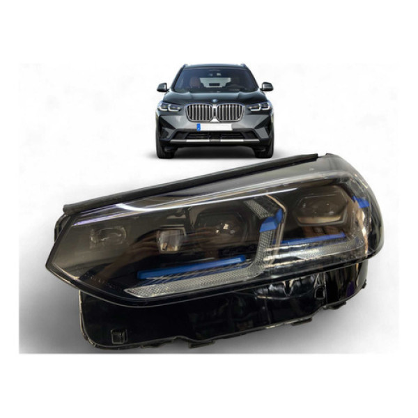 Farol Bmw X3 X4 Laser Esquerdo 2021 A 2025 Original Esquerdo/motorista