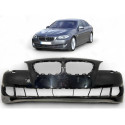 Parachoque Dianteiro Bmw Serie 5 2008 A 2013 Original Preto
