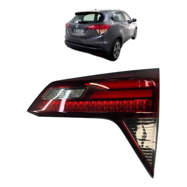 Lanterna Tampa Traseira Direita Honda Hr-v Fume 2018 A 2021 Direito/passageiro Vermelho
