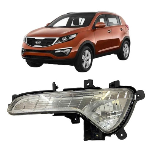 Farol De Milha Esquerdo Kia Sportage 2012 A 2016 Original Transparente