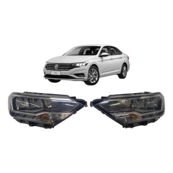 Farol Esquerdo Volkswagen Jetta 2019 A 2024 Original Esquerdo/motorista
