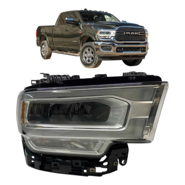 Farol Direito Dodge Ram 3500 2500 2020 A 2024 Original Direito/passageiro
