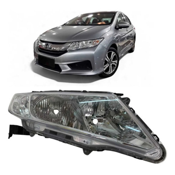 Farol Honda City Direito 2015 2016 2017 2018 Importado Direito