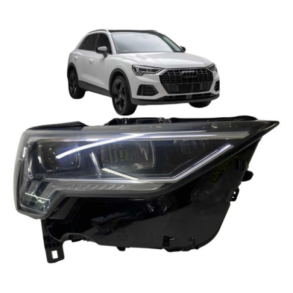 Farol Direito Audi Q3 Full Led 2020 A 2024 Original Direito/passageiro