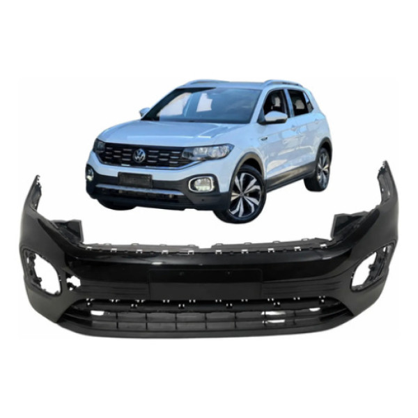 Parachoque Dianteiro Volkswagen T Cross 2020 A 2023 Original Preto
