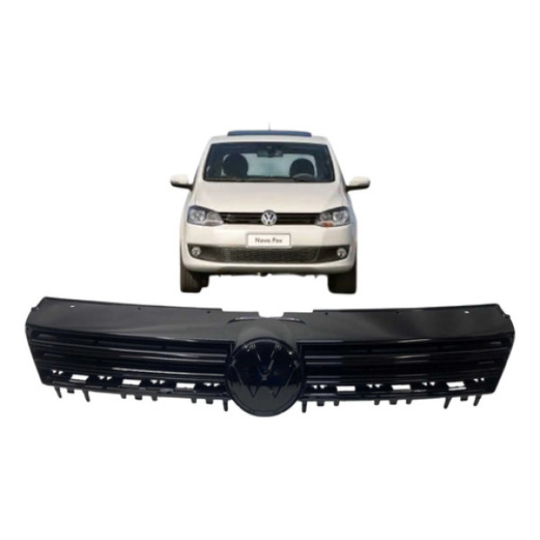 Grade Superior Volkswagen Fox Black Piano 2015 A 2021 Preto Brilhante