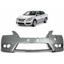 Parachoque Dianteiro Nissan Sentra 2014 2015 2016 Original Prata