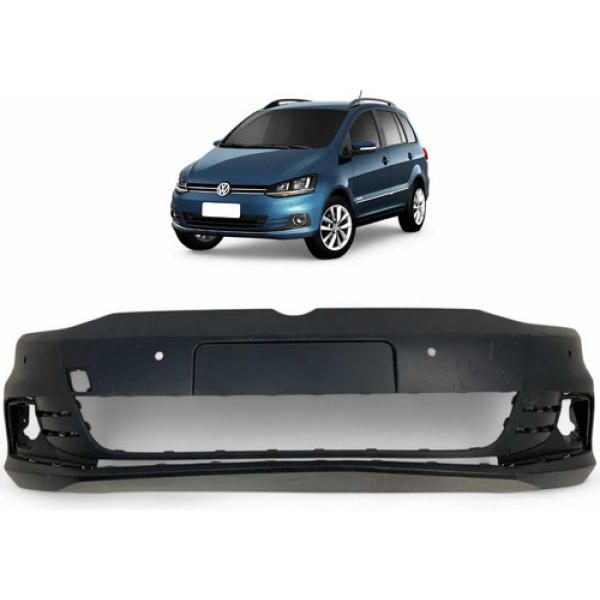 Parachoque Diant. Vw Fox Spacefox Furo Sensor 2015 A 2022  Cinza-escuro