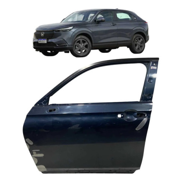 Porta Dianteira Esquerda Honda Hrv 2023 A 2025 Original Dianteira Esquerdo Azul