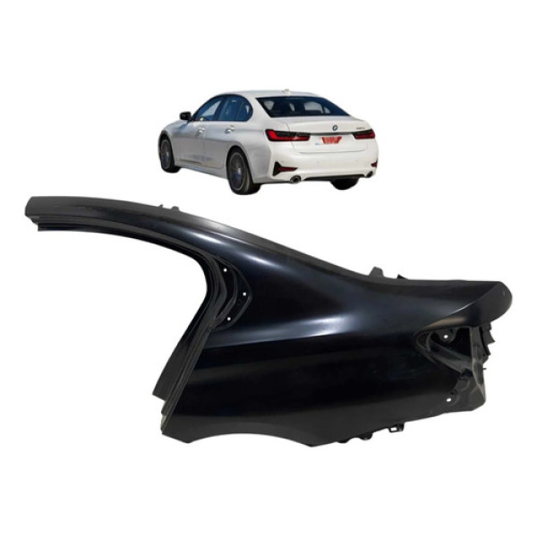 Retalho Lateral Traseiro Esquerdo Bmw 320i 330e 2019 A 2025 Preto