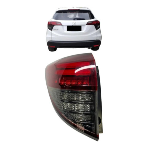 Lanterna Traseira Esquerda Honda Hrv 2018 A 2021 Fume Led Esquerdo/motorista Vermelho