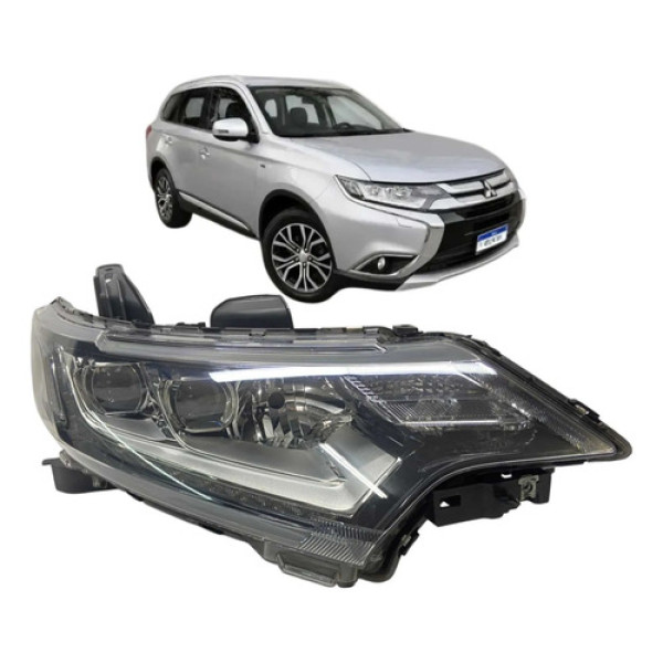 Farol Direito Mitsubishi Outlander Gt Led 2016 A 2022 Origin Direito/passageiro