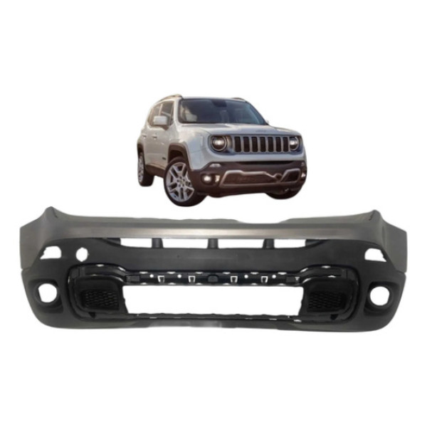 Parachoque Dianteiro Jeep Renegade 2019 A 2021 Original Preto
