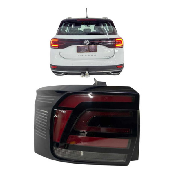 Lanterna Esquerda Volkswagen T-cross 2020 A 2023 Original Esquerdo/motorista Vermelho
