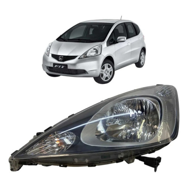 Farol Esquerdo Honda New Fit 2009 2010 2011 Original Esquerdo/motorista