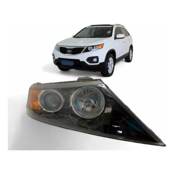 Farol Kia Sorento Para Xenon Direito 2010 A 2013 Original Direito/passageiro