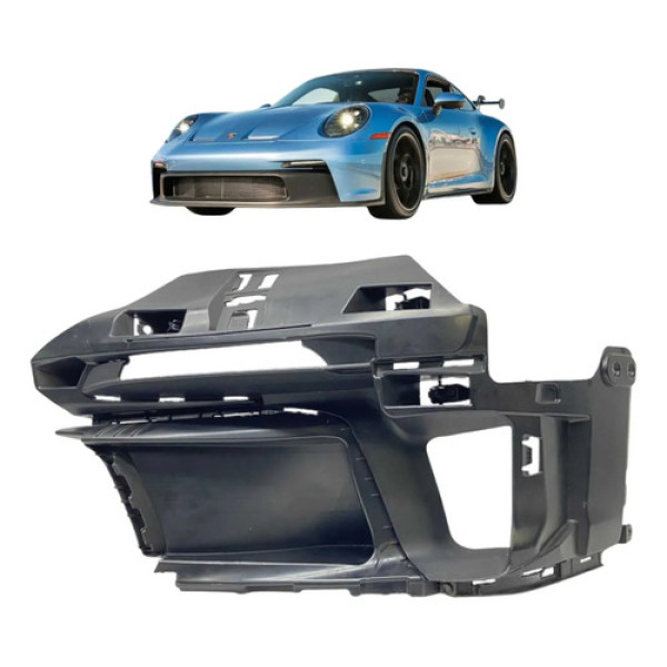 Grade Inferior Esquerda Porsche 992 Gt3 2021 A 2024 Original Preto Fosco