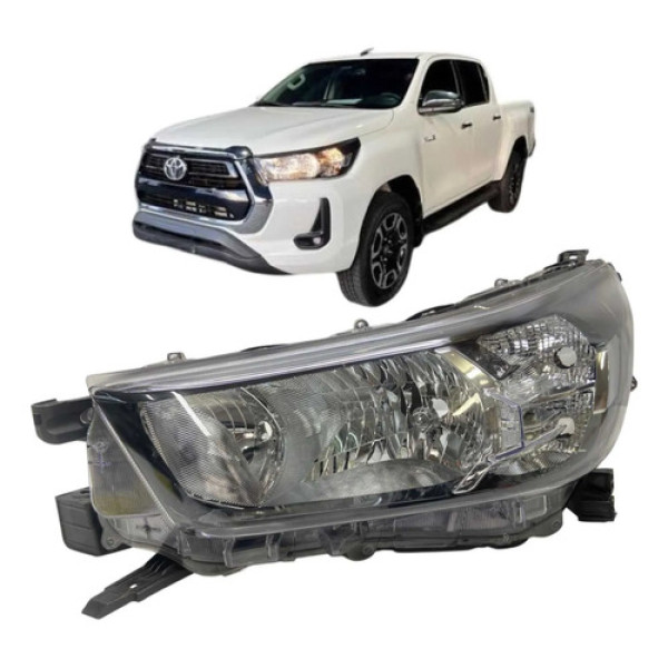 Farol Esquerdo Toyota Hilux Srv Sr 2020 A 2025 Original Esquerdo/motorista