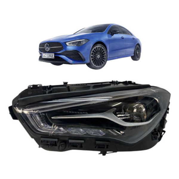 Farol Esquerdo Mercedes Cla 200 Cla 45 Cla 35 2023 A 2025 Esquerdo/motorista