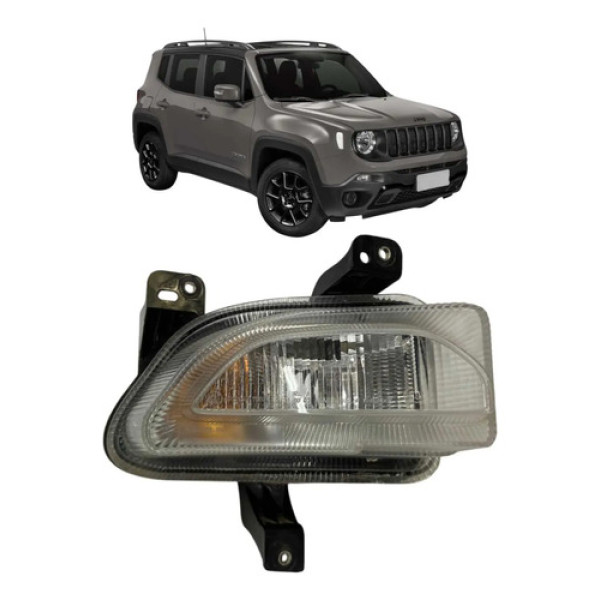 Farol De Milha Direito Jeep Renegade 2016 A 2020 Original Transparente