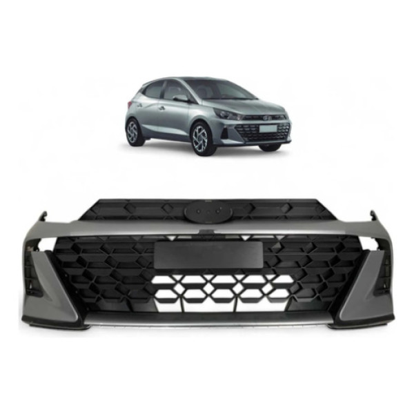 Parachoque Dianteiro Hyundai Hb20 2023 2024 Original Prata