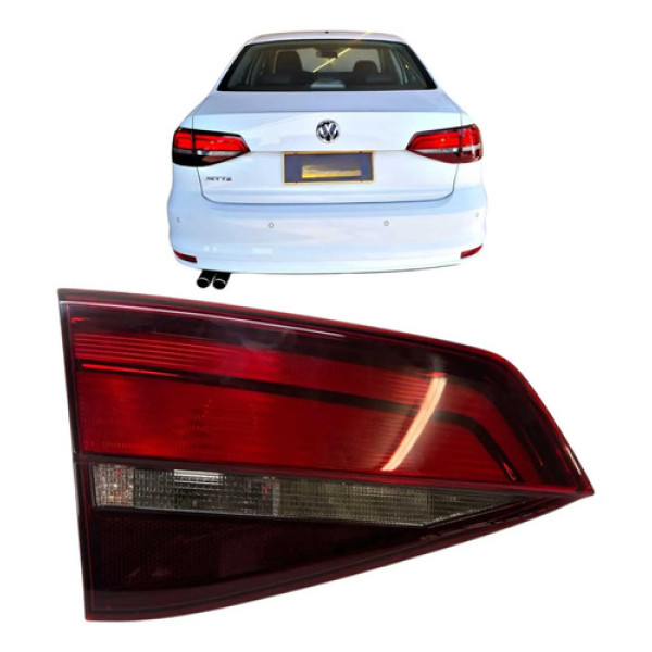 Lanterna Esquerda Tampa Volkswagen Jetta 2015 A 2018 Esquerdo/motorista Vermelho