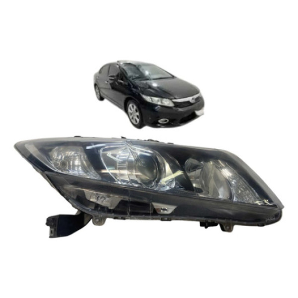 Farol Direito Honda Civic 2012 A 2016 Original Direito/passageiro