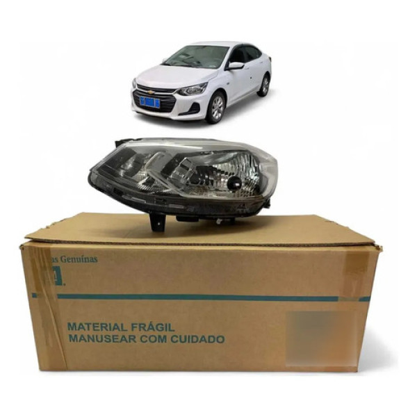 Farol Chevrolet Onix Plus Gm Esquerdo 2020 21 22 23 2024 Ori Esquerdo/motorista