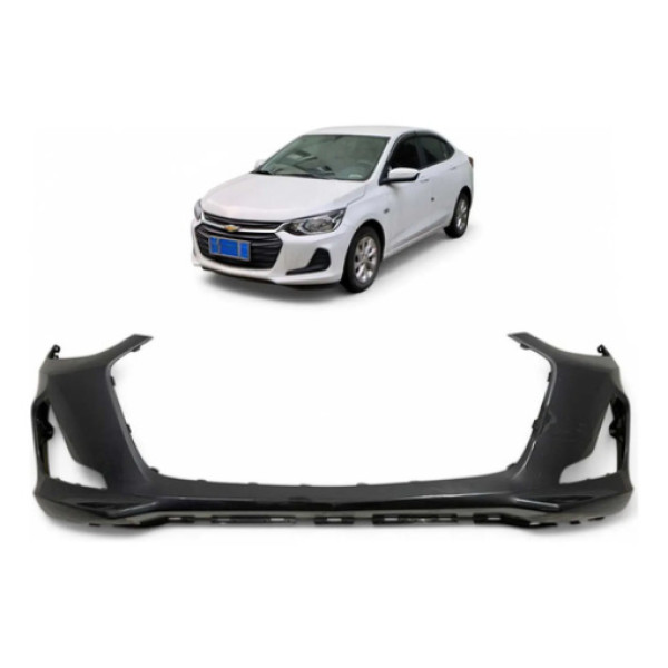 Parachoque Dianteiro Chevrolet Onix 2020 A 2023 Original Cinza
