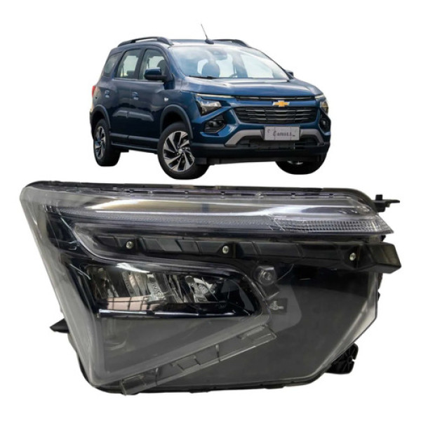 Farol Direito Chevrolet Spin Led 2025 2026 Original Direito/passageiro