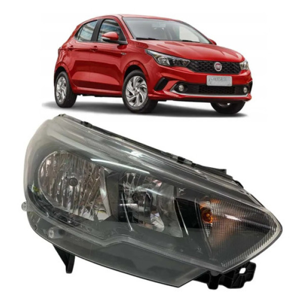 Farol Fiat Argo Cronos Com Led Direito 2018 A 2024 Original Direito
