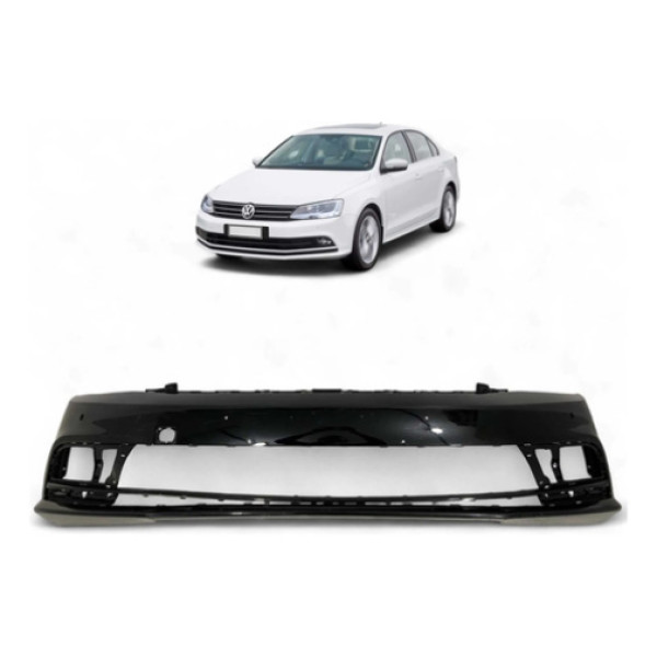 Parachoque Dianteiro Volkswagen Jetta 2015 A 2018 Original Preto