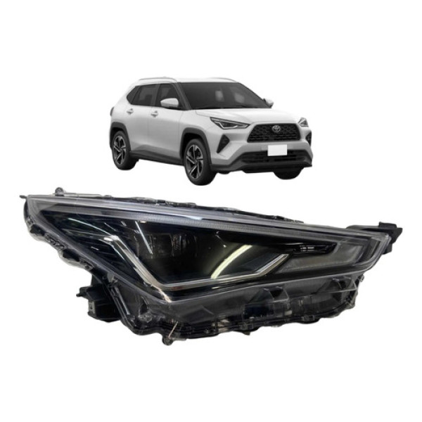 Farol Direito Toyota Yaris Cross 2025 A 2027 Orignal Direito/passageiro