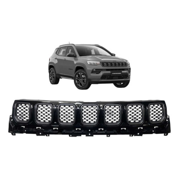 Grade Superior Jeep Compass 2022 A 2024 Original Preto Fosco
