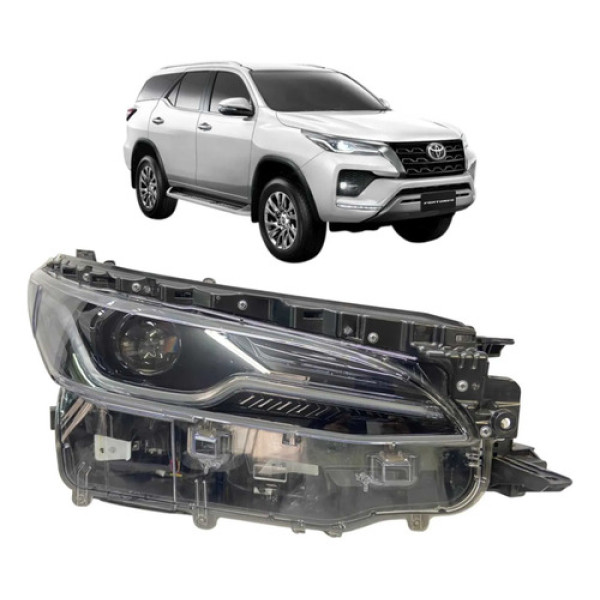 Farol Direito Toyota Hilux Sw4 2020 A 2024 Original Direito/passageiro
