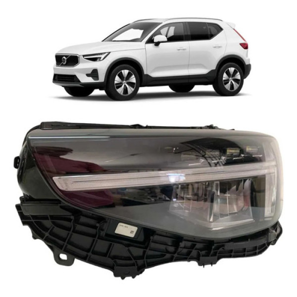 Farol Volvo Xc40 Full Led Esquerdo 2022 2023 2024 Original Esquerdo