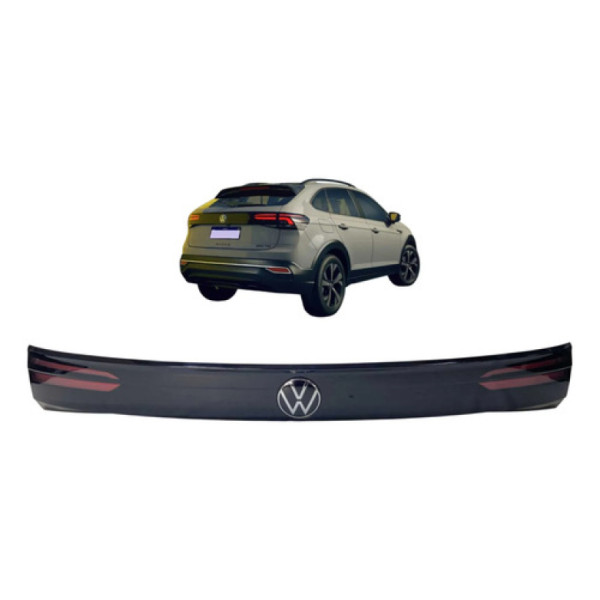 Lanterna Tampa Traseira Volkswagen Nivus 2021 A 2024 Origina Ambos Lados Preto