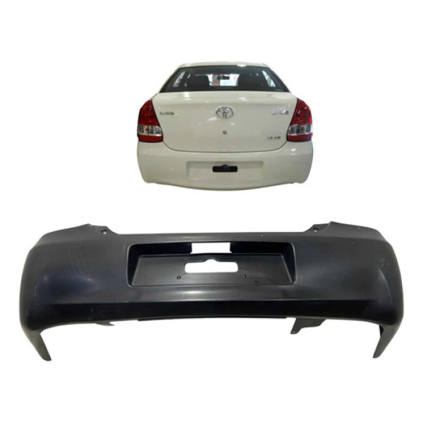 Parachoque Traseiro Toyota Etios Sedan 2013 A 2016 Original